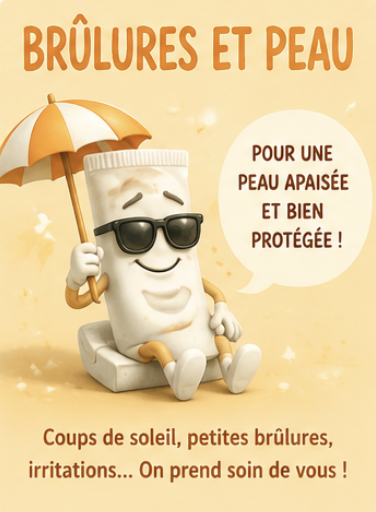 Brûlures et peau